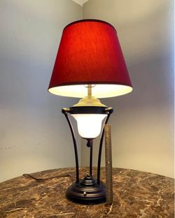 Table Lamp With Double Light Switches Home Decor 30” Inch Tall