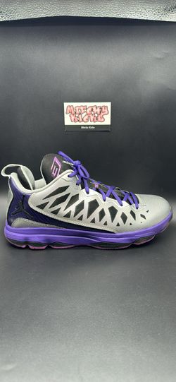 Nike Jordan Chris Paul VI 6 Silver Purple Black Sz. 10