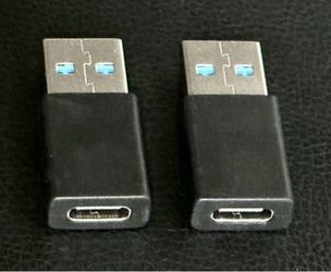 ⚡️ Male USB-A to Female USB-C, 2 Adapters (brand new)