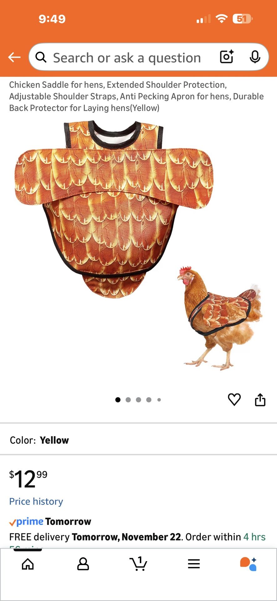 2 Pack Chicken Saddle