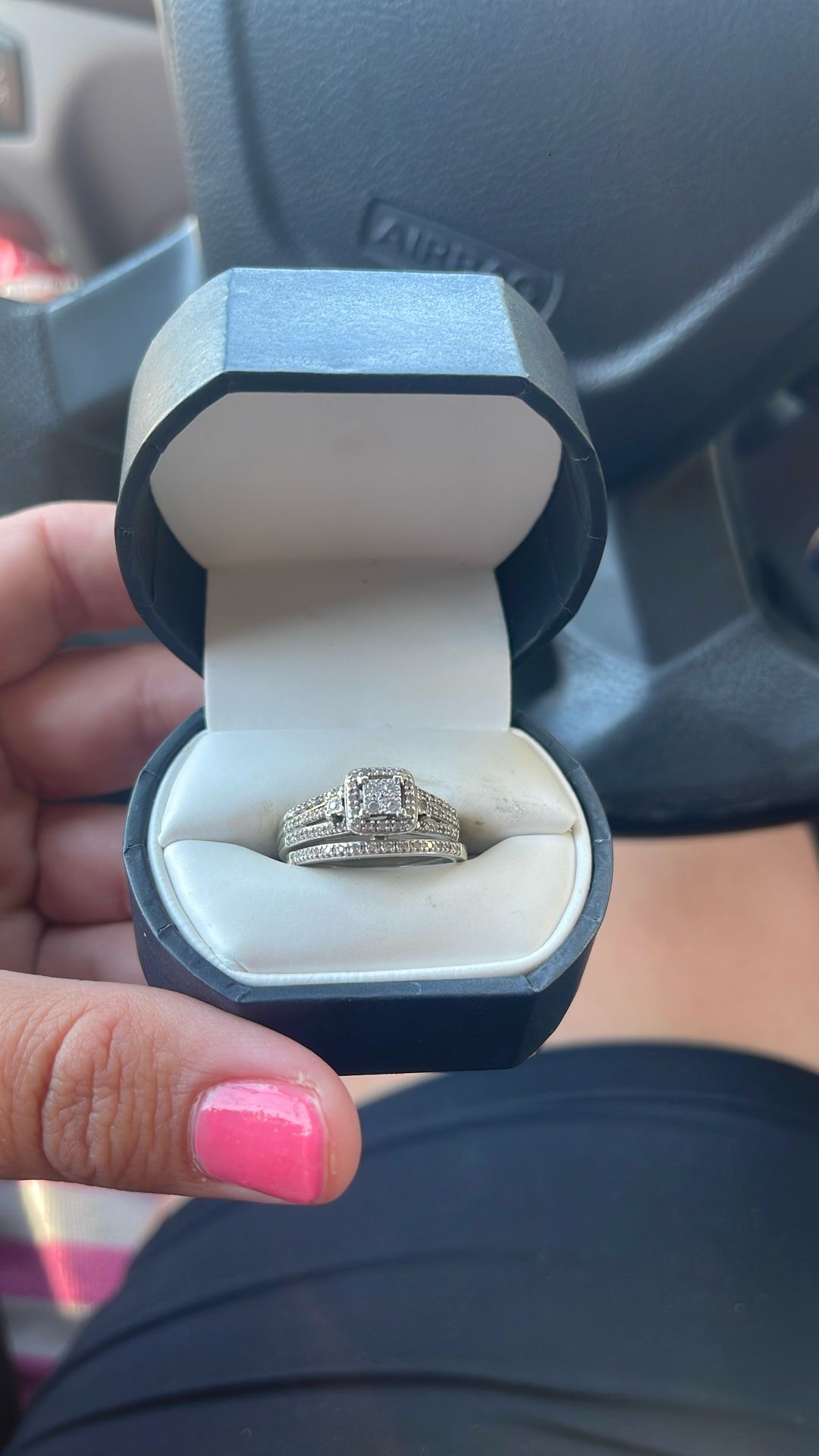 Size 8 And A Half Wedding Ring $300