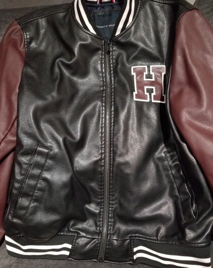 TOMMY HILFIGER VARSITY JACKET MEN'S SIZE LARGE NEW WITH TAGS