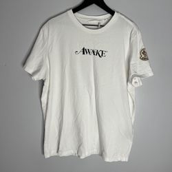 Moncler Genius x Awake NY Logo T Shirt Mens XL White