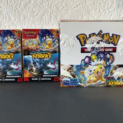 Pokemon Surging Sparks Booster Box Bundle 