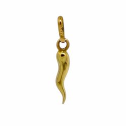 Pendant Solid Gold 18k. Horn
