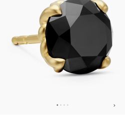 David Yurman Black Diamond Stud Earring (1 Not A Pair)