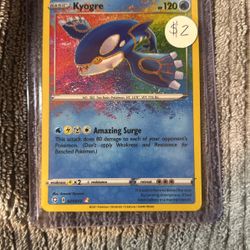 Kyogre Pokémon Card