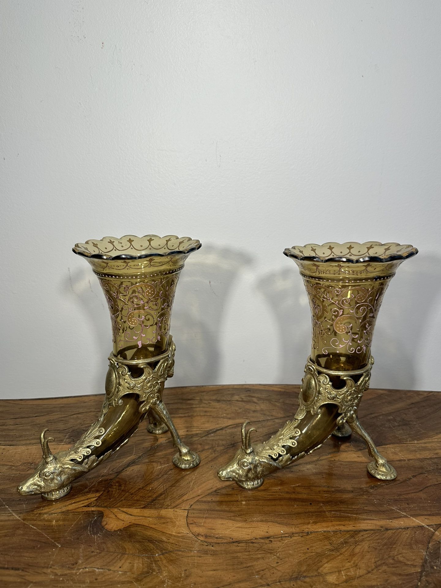 Pair Of Rython Vases