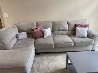 Tan sectional 
