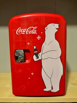 Coca-Cola branded 6-can personal mini fridge