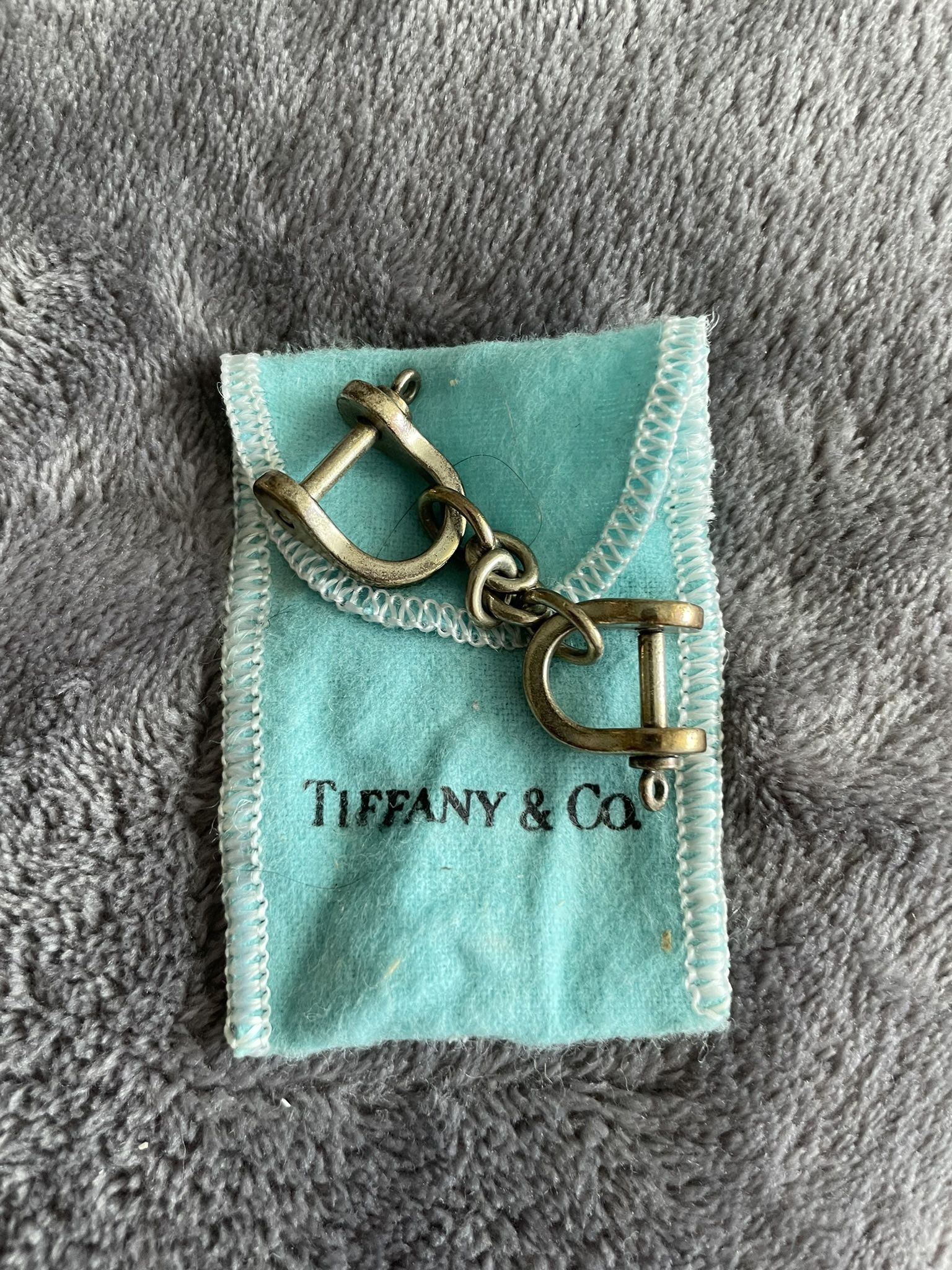 Tiffany Vintage Sterling Silver Keychain