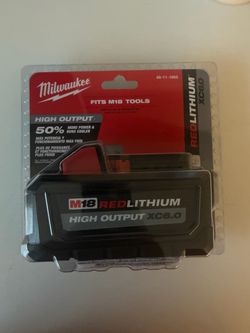 Milwaukee M18 REDLITHIUM High Output XC6.0 Battery Pack (Model 48-11-1865)