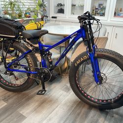 New Custom Fat Tire Electric Bicycle E Bike EBike Bafang Luna Mountain Downhill BBSHD Super73 Sur Ron Killer