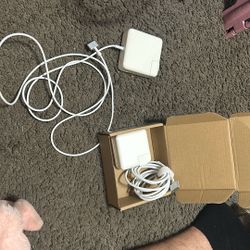 2 Old MacBook Chargers 