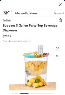 Beverage Dispenser 3 Gallons