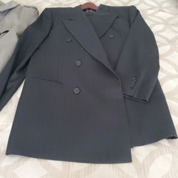 One Armani Suit,  Second Suit, Two Suits,  One Sport Coat, London Fog Style Rain Coat