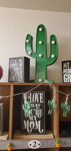 Cute Light Up Cactus