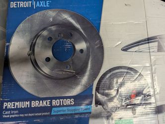 Brand New Front Brake Rotors (Detroit Axle): Compatible with 2010-2017 Chevrolet Equinox