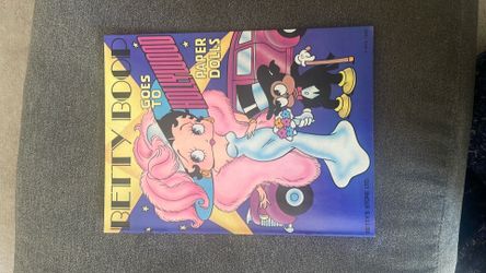 1984 Vintage Betty Boop Paper Dolls Booklet