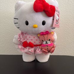 Hello Kitty Valentines Side Stepper 2026 Animated Plush BRAND NEW 
