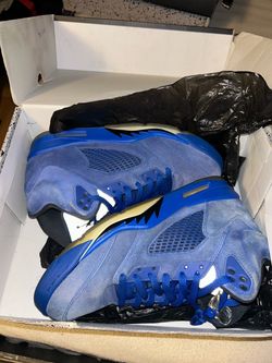 2017 Air Jordan 5 retro  “blue suede”