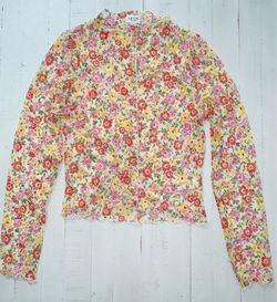NWOT Floral Sheer Mesh Top from Vici