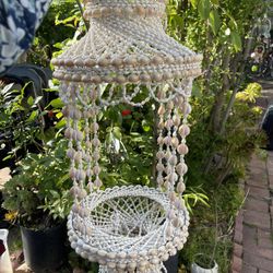 Beautiful Shell Plant Holder Hanger Decorating 