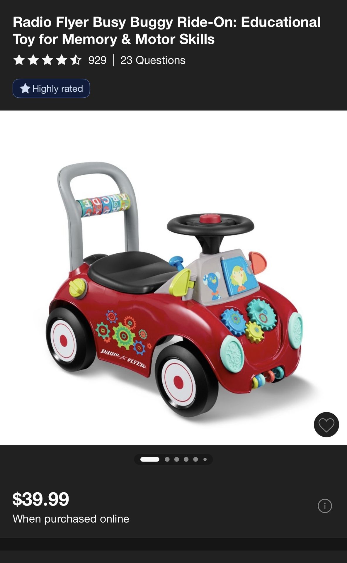 Radio Flyer's Busy Buggy