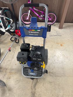 Westinghouse 3400psi pressure washer gas