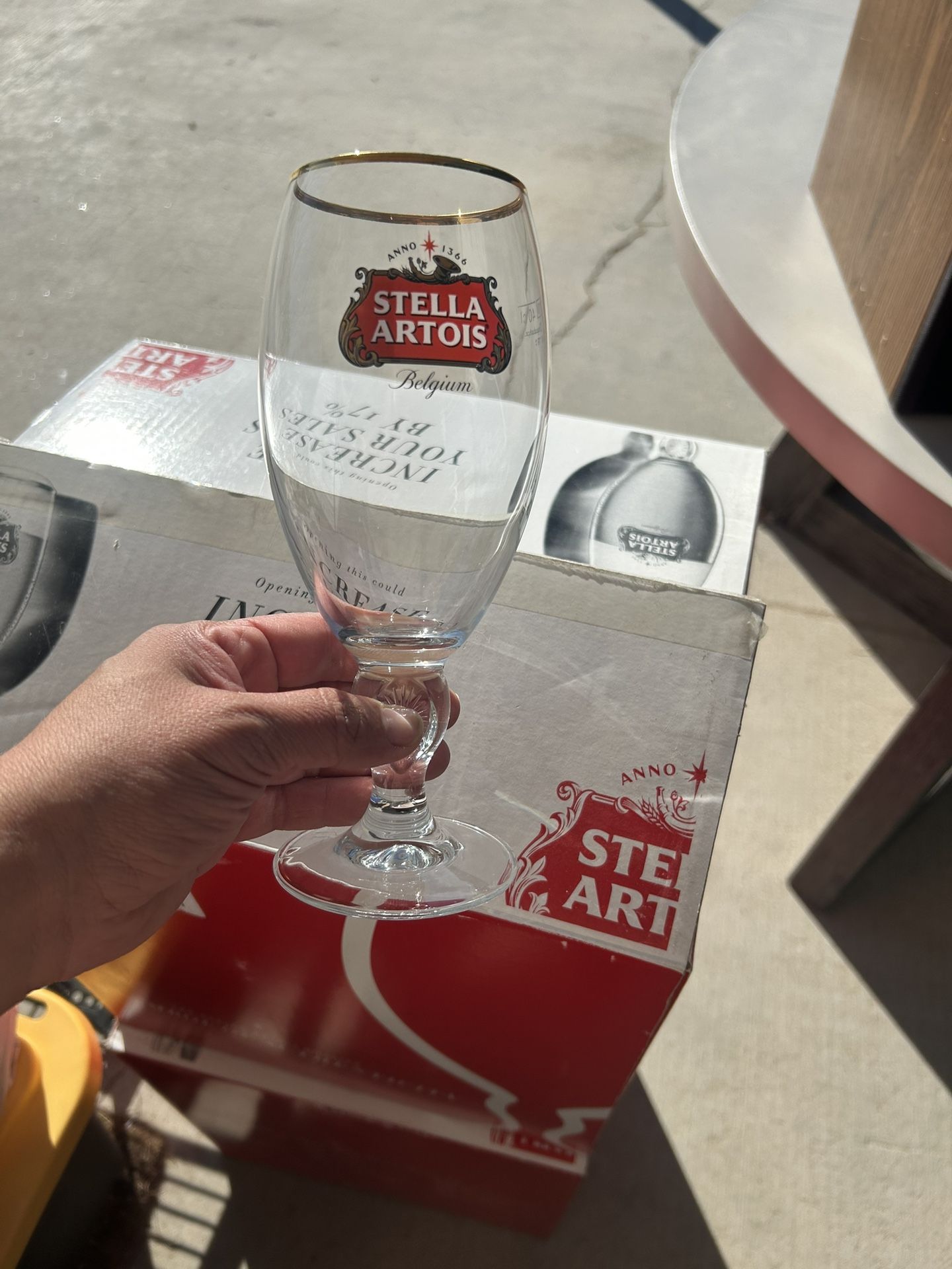 Stella Artois Chalice Glasses β Brand New Qty 2 cases of 24