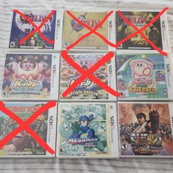 Zelda Kirby Nintendo 3DS Games 