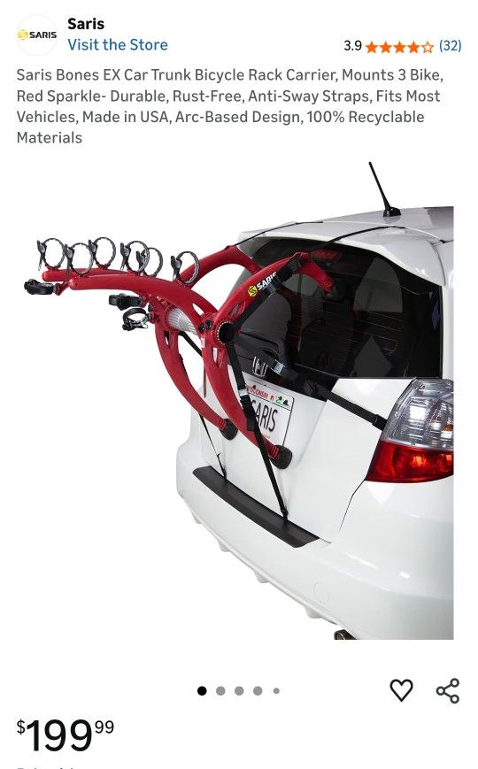 Sais Bones EX Car Trunk Bike Rack – Excellent Condition