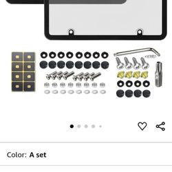 Pair Of New Smoked License Plate Covers Eight Firm