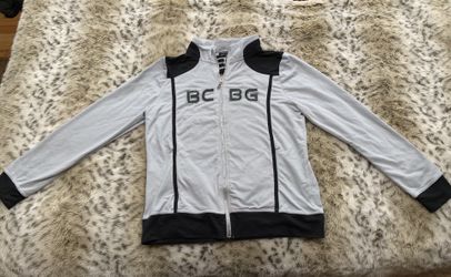 BCBG Maxazria Bling Zip Up Jacket Sz XL