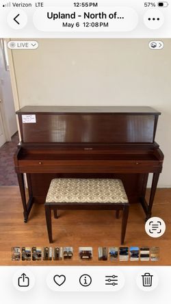 Hamilton Piano ivory keys