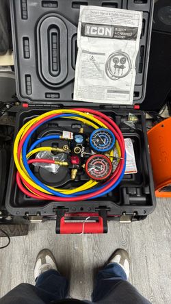 ICON R1234yf A/C Manifold Gauge Set