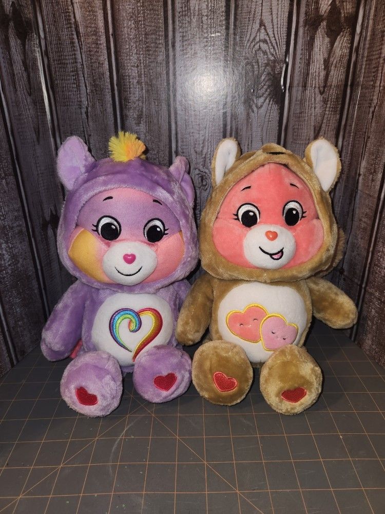 Carebear plush set of 2