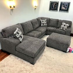 Color Options U Shaped 3 Piece Design Costomize Sectional Couch Set ⭐$39 Down Payment with Financing ⭐ 90 Days same as cash