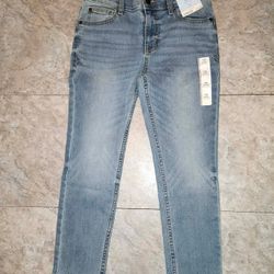 Cat& Jack Girls Skinny Denim Jeans Adjustable Waist New 