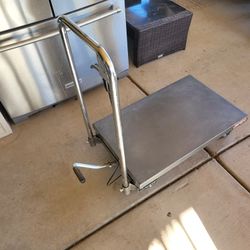 Hydraulic Lift Cart 500lb Capacity