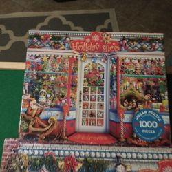 1000 piece jigsaw puzzle "holiday shop" 