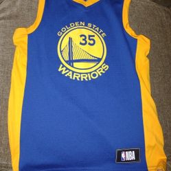 Kevin Durant Golden State Warriors Nba Youth Jersey Small New Without Tags
