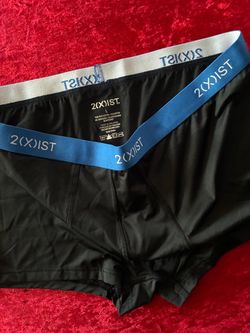 2(X)IST Black Boxer Briefs Size Large