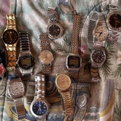 Lot Of 12 Vintage Watches