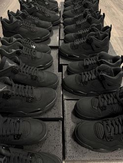 Air Jordan 4 black cat 10.5 DEADSTOCK