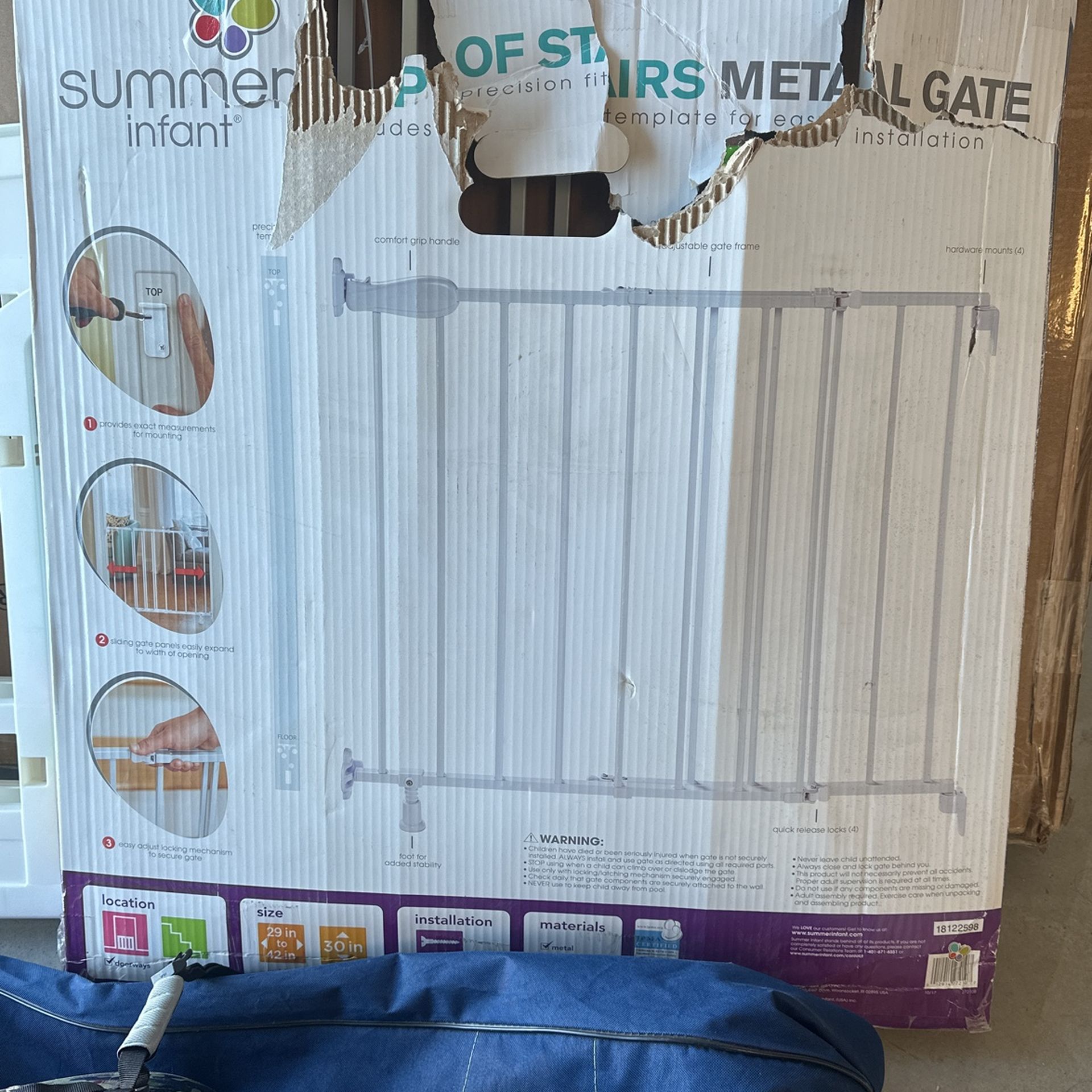 Metal Gate For Stairs