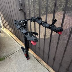 Heavy Duty 4 Bike Rack, 2” Receiver, Tilt. Locks Into Hitch.