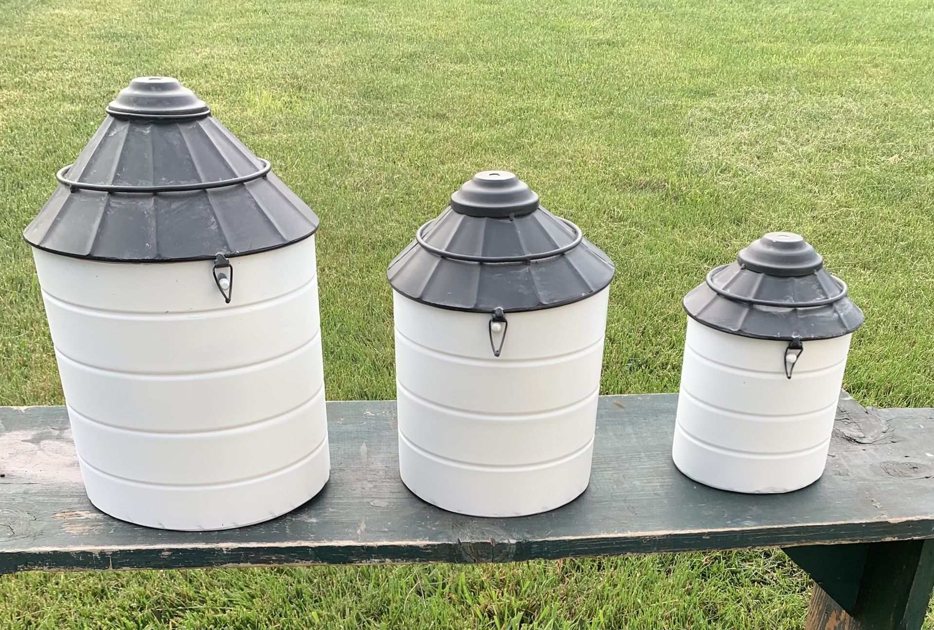  3 pc Silo Canister Set