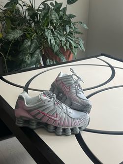 size 9 men (nike shox tl pink foam)  (women 10.5)
