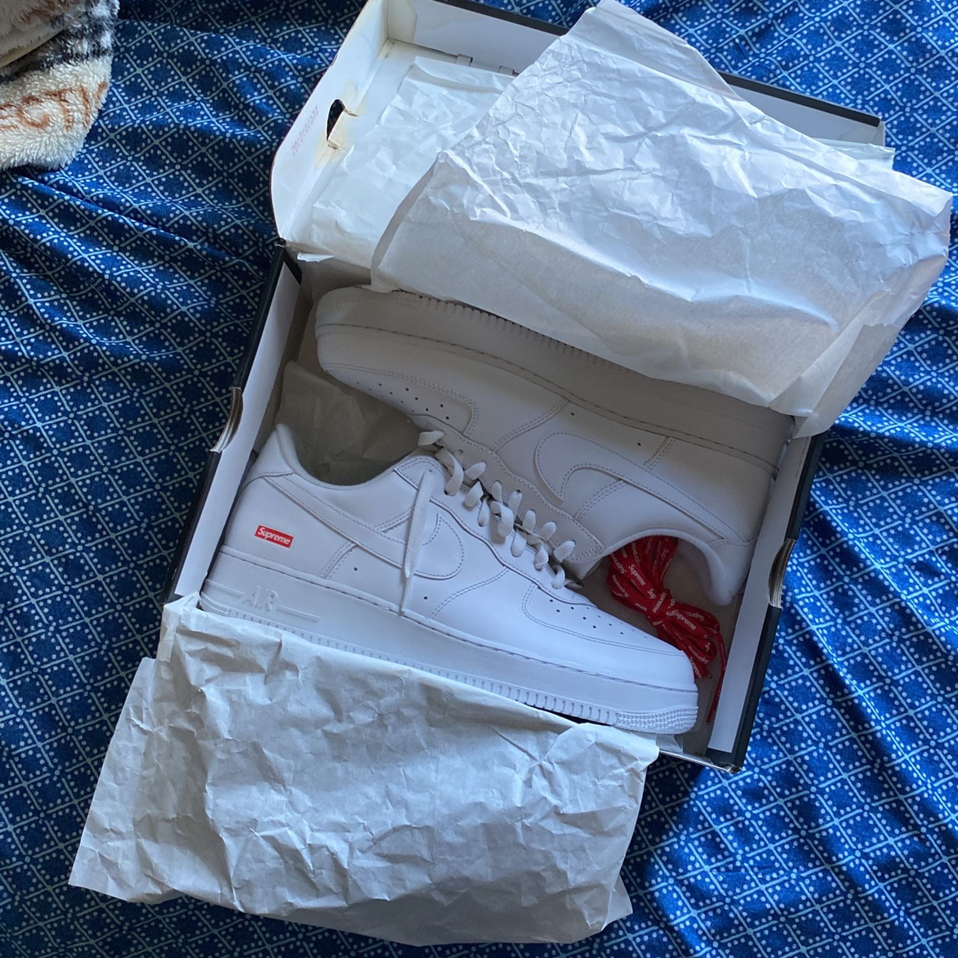 White Supreme Air Force One Size 13